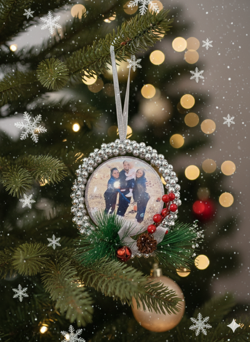 Adornos navideños con fotos