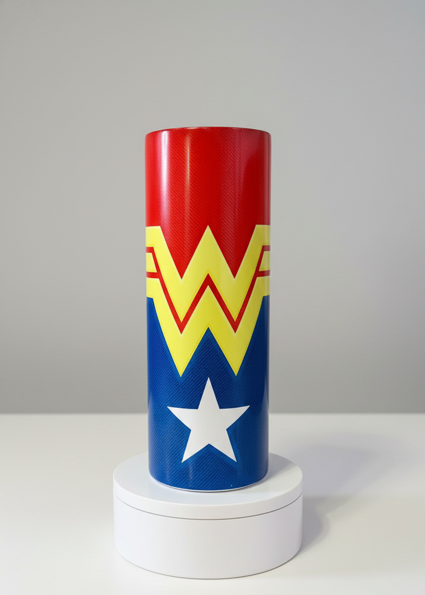 Vaso delgado sublimado de doble pared con aislamiento de 20 oz.