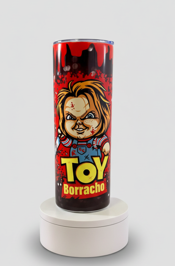 Vaso delgado sublimado de doble pared con aislamiento de 20 oz.